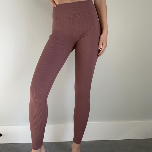 Abercrombie & Fitch Bundle of 3 Ribbed Soft AF Leggings size Large - Picture 2 of 11